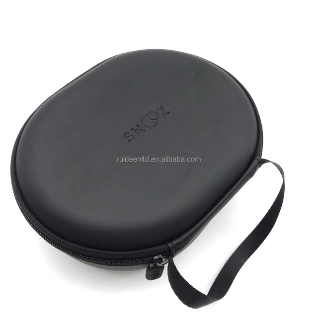 Oval Shape PU EVA Headphone Case for Headphone Storage Headset Case (LZH-80)