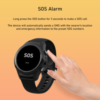 Jam tangan cerdas untuk orang tua, jam tangan pintar tahan air, jam tangan cerdas 5g 2025 Con, perangkat pelacakan dapat dipakai, pelacak GPS Mini