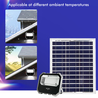 Reflector LED Solar Integrado IP65, Reflector de Jardín para Exteriores Resistente al Agua, Luz Blanca Cálida de 10 W, Aluminio, Portátil, Solar, CE, CRI70