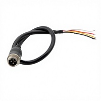 Conector Coaxial GX 12 de 4 Pines Macho o Hembra, PVC, Impermeable, con Malla de Protección, para Cable de Audio, Video y Cámara, para Sistemas de Respaldo