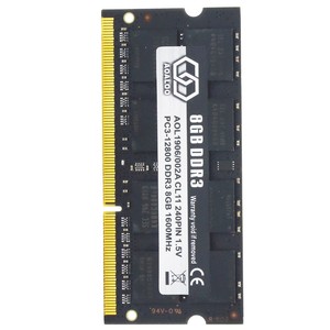AOALOO <span class=keywords><strong>SODIMM</strong></span> PC3-12800 <span class=keywords><strong>1600MHz</strong></span> Piezas de computadora <span class=keywords><strong>DDR3</strong></span> <span class=keywords><strong>8GB</strong></span> Memoria - Product Image 3