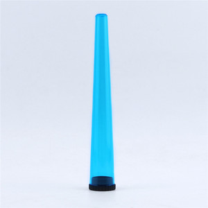 Branded PS Plastic Conic Tube King Size Cigarette Storage Case <b>Rolled</b> Cone Tube with Black Lid Reusable for 109mm <b>Rolled</b> Cones - Product Image 1