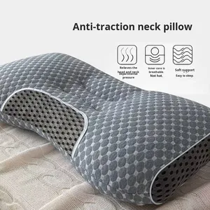 <span class=keywords><strong>Oreiller</strong></span> de massage pour le cou, moderne, à motif uni, pour adultes, pour hôtel, favorisant le sommeil, 200TC, lavable, épaissi, non-affaiblissant, direct usine - Product Image 4