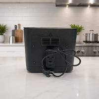 Friteuse à air chaud professionnelle 1400W avec écran tactile LED, cuisson rapide, ensemble de casseroles amovibles pour des aliments croustillants, vente en gros