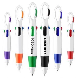 Personalized Multi-color <b>Retractable</b> Shuttle <b>Pen</b> With Hook Custom Logo Printed Novelty <b>Pen</b> for Business Marketing Promotion - Product Image 1