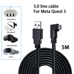 Reschneller Qualitäts sicherung 5M VR-Verbindungs kabel 16 FT Hochgeschwindigkeits-PC-Daten übertragung USB 3.0 zu C-Kabel für VR-Headset Meta Quest 3 - Product Image 2