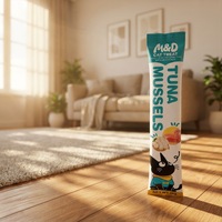 MAIDOU Friandises pour chats à base de poulet, riches en protéines, sans céréales, compressibles et léchables, pour petites races - Soutien digestif et cutané