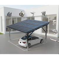Supports de montage personnalisés en aluminium pour panneaux solaires résidentiels, structures de stationnement solaire pour voitures