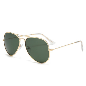 Lunettes de soleil unisexe rétro en métal à monture complète style crapaud, double <span class=keywords><strong>pont</strong></span>, UV400, tendance transfrontalière 2026, pour la conduite en Chine, modèle 3026 - Product Image 4
