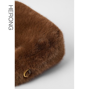 Vente en gros de sacs à <span class=keywords><strong>main</strong></span> chic rétro en <span class=keywords><strong>fausse</strong></span> <span class=keywords><strong>fourrure</strong></span>, sacs à <span class=keywords><strong>main</strong></span> moelleux pour femmes, sacs à <span class=keywords><strong>main</strong></span> de fête à poignée unique pour femmes - Product Image 5