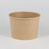 Bol à soupe en papier jetable, imperméable, imprimé avec logo personnalisé, pour nouilles instantanées, vente chaude