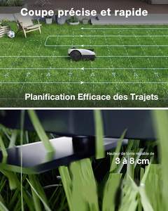 For Ecovacs GOAT O1200 LiDAR PRO <b>Robot</b> Lawn Mower EU 1200m² 360° Dual-LiDAR Navigation Auto Mapping 3D AI Obstacle Avoidance - Product Image 6