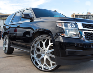 SHIN-501 Rines Forjados Personalizados de 2 Piezas de 20"-30" 6x139.7 con Borde Pulido Profundo para Chevrolet Tahoe Suburban <span class=keywords><strong>Silverado</strong></span> - Product Image 1