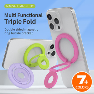 Soporte Magnético Multifuncional para Teléfono con Anillo, Diseño Magnético de Doble Cara, 360° °   Rotación multi-escenario con varios colores - Product Image 1