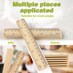 Regla de Madera Recta Personalizada de 15 cm/6 Pulgadas, Precio de Fábrica - Product Image 3