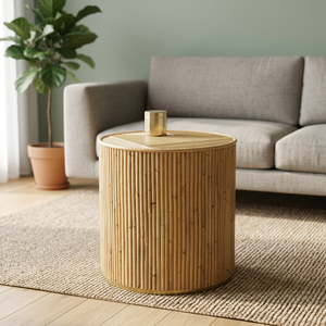 Hot Trend Outdoor Furniture Natural Rattan <b>Side</b> <b>Table</b> Cheapest Price Patio Tea <b>Tables</b> Handcrafted Furniture From Vietnam - Product Image 1