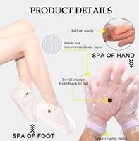 Masque jetable hydratant et nourrissant pour les mains et les pieds, gants et chaussettes pour soins des peaux sèches et gercées