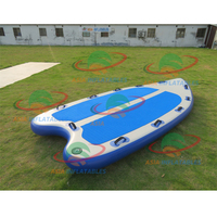 Planche flottante gonflable Multi personnes, super légère, 400cm, pour la course en équipe