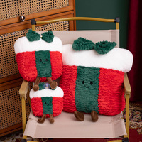Coussin décoratif de Noël coloré, jouet en peluche, poupée bonhomme en pain d'épices, super doux, polyester, coton PP, 31-50 cm