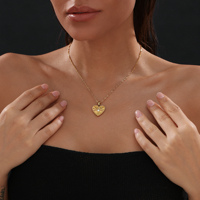 MYNECK 2026 NUEVO Collar con Colgante de Ángel y Amor, Chapado en Oro PVD de 18k, Acero Inoxidable, Joyería de Moda, Alta Calidad, con Circonita