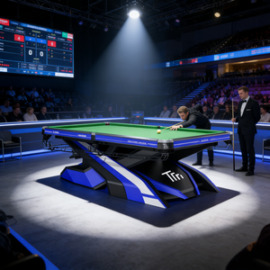 Mesa de Billar China Profesional STELLARWAY de 7, 8 y 9 pies, Modelo <span class=keywords><strong>YACHT</strong></span> con Paño Liber, Losa de Piedra <span class=keywords><strong>Azul</strong></span> de 4.5 cm y Estructura de Acero para Club/Bar - Product Image 1