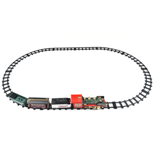 Đồ Chơi Trẻ Em Quà Tặng Giáng Sinh <span class=keywords><strong>Train</strong></span> Set Cho Cây Giáng Sinh Có Thể Sạc Lại Tàu Điện Cho Trẻ Em Với Từ Xa Hơi Nước Đèn Âm Thanh - Product Image 4