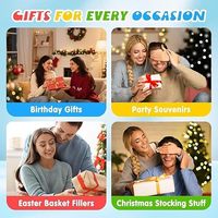 Balles anti-stress en forme de flocon de neige, jouets sensoriels pour enfants et adultes à partir de 2 ans, cadeaux pour les fêtes scolaires