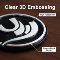 Étiquette de marque personnalisée, application automobile 3D, écologique, autocollante, sérigraphiée, en matériau ABS, résistante à l'usure, durable