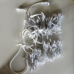 Extérieur IP65 LED Rideau Glaçon Éclairage Décor Étoile Intérieur 1m Cuivre Décoration Suspendue pour Noël Blanc Chaud LED 100m Longueur - Product Image 3