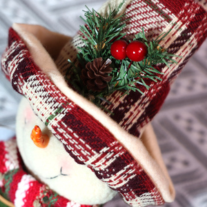 Decoraciones Navideñas para Cortinas al por Mayor 2025: Adornos Lindos de Muñeco de Nieve, Papá Noel y Alce para Regalos - Product Image 6