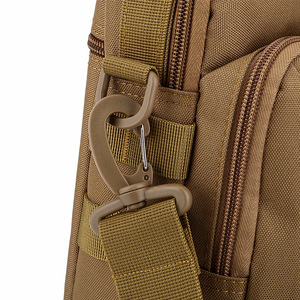 Tactical Nylon Shoulder Bag 20-35L With Zipper Pocket Crossbody Unisex Outdoor Travel Backpack - Product Image 4