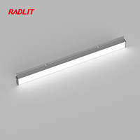 Bande lumineuse LED moderne à montage en surface, CRI élevé 90, garantie de 3 ans, intérieur, bureau, cuisine, armoire, tiroir, 6000K