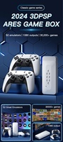 30000+ jeux, 52 émulateurs, M22 Ares Game Stick, PSP, N64, PS1, MAME, sortie 1080P 4K, double manette sans fil, boîte TV