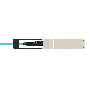 สายเคเบิลออปติคอลแบบแอคทีฟ QSFP-40G-AOC1M 40G QSFP+ ถึง QSFP+ AOC ความยาว 1 เมตร ใช้งานร่วมกับ Cisco ได้ รองรับการส่งข้อมูลแบบ Low Latency ใช้แทน DAC สำหรับศูนย์ข้อมูล OEM - Product Image 2