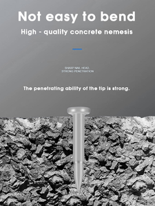 Clous à béton collés Naiitask les plus vendus, 22 mm, clous spéciaux pour cloueuse à batterie, compatibles avec <span class=keywords><strong>Hilti</strong></span> <span class=keywords><strong>BX3</strong></span> - Product Image 5