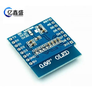 Módulo de Pantalla OLED de 0.66 Pulgadas 64x48 con Interfaz I2C para D1 Mini - Product Image 4