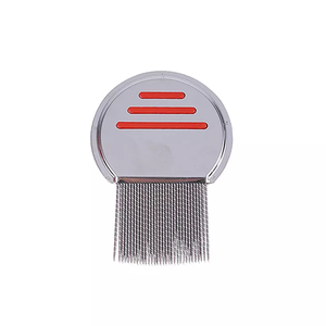 Pettine per pidocchi dell'animale domestico all'ingrosso della fabbrica pettine per ago pettine per pulci di cane pettine per la rimozione dei pidocchi dell'animale domestico di alta qualità in acciaio inossidabile - Product Image 4