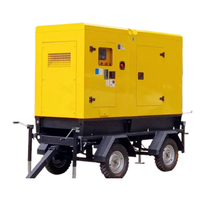Générateur diesel mobile sur remorque de 200 kW pour moteur 6LTAA8.9-G2, super silencieux, démarrage automatique, triphasé, 4 fils, 50 Hz, utilisation en extérieur