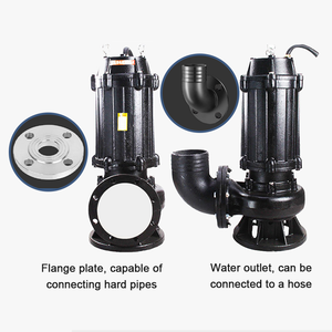 <span class=keywords><strong>Pompe</strong></span> submersible pour eaux usées CZME WQ en fonte, anti-enroulement, pour eaux usées domestiques et industrielles - Product Image 4