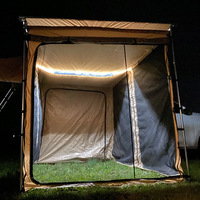 Tente latérale extérieure murale pour voiture Tente extérieure pour camping-car Tour autonome Toile latérale pour voiture Auvent Foxwing avec salle annexe