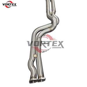 Échappement Catback VORTEX SUS304 à simple tuyau intermédiaire pour BMW F80 M3/F82 M4 2014-2018, silencieux en acier inoxydable - Product Image 3