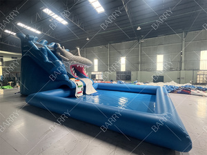 Combinaison gonflable commerciale de glissière d'eau de PVC grande conception de requin pour l'activité extérieure d'intérieur d'amusement d'enfants d'adultes - Product Image 3