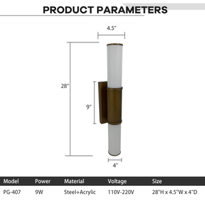 Lámpara de Pared LED Acrílica Elegante y Exquisita para Hotel, Restaurante, Sala de Estar, Pasillo, Bar, Cafetería - Product Image 3