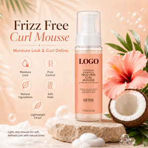 Mousse Coiffante Définition Boucles Coco Hibiscus 222ml Anti-Frisottis Vente en Gros Marque Privée OEM ODM - Product Image 3