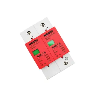 Excellent NPBY1-B 40kA Red Color Surge Protective Device 30kA AC SPD