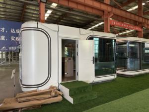 Luxury Hurricane-Resistant Prefabricated Smart Container Capsule Home with Modular Furniture and Farm Kitchen - Product Image 1