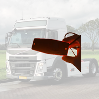 Feu de position latéral en promotion avec lentille fumée transparente, neuf, ambre/blanc, 24V pour camion