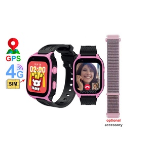 Reloj Inteligente 4G a Prueba de Agua para Niños y Niñas <span class=keywords><strong>con</strong></span> GPS, Rastreo en Tiempo Real, Llamada SOS, Geo  Correa adicional para valla, regalo para estudiantes UE - Product Image 1