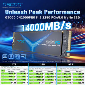 OSCOO SSD ON2000PRO M.<span class=keywords><strong>2</strong></span> PCIe Gen5 1TB 2TB 4TB Dengan Dram 4096MB Kecepatan Tinggi hingga 13000MB - Product Image 4