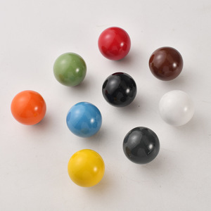 Ceramic Cabinet <b>Knobs</b> Round Colorful Durable Hardware Accessories Minimalist Design - Product Image 1
